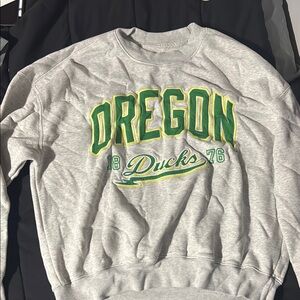 Hollister Gray Oregon Ducks Sweatshirt
